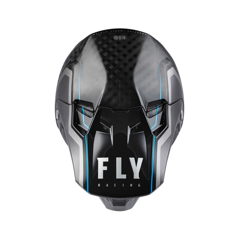 Motocross kaciga FLY Racing Formula Axon crno-sivo-plava