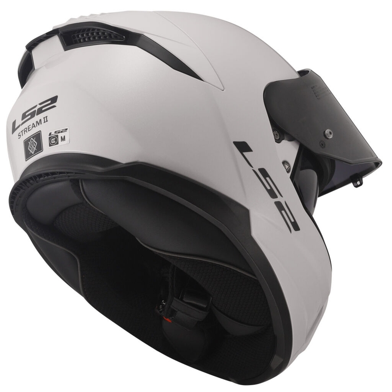 Integralna motociklistička kaciga LS2 FF808 Stream II bijela sjajna