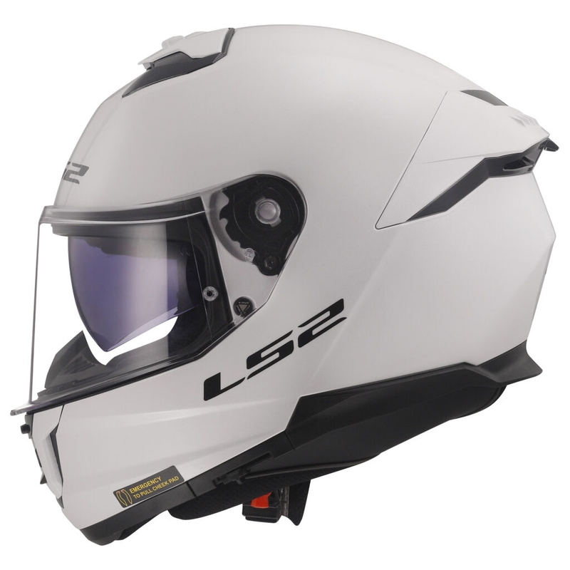 Integralna motociklistička kaciga LS2 FF808 Stream II bijela sjajna