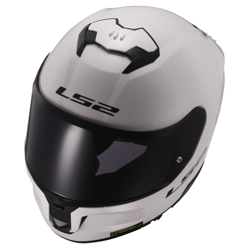 Integralna motociklistička kaciga LS2 FF808 Stream II bijela sjajna