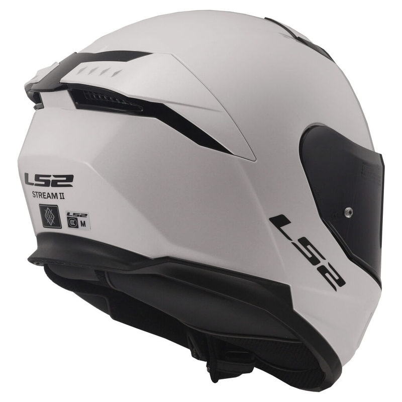 Integralna motociklistička kaciga LS2 FF808 Stream II bijela sjajna