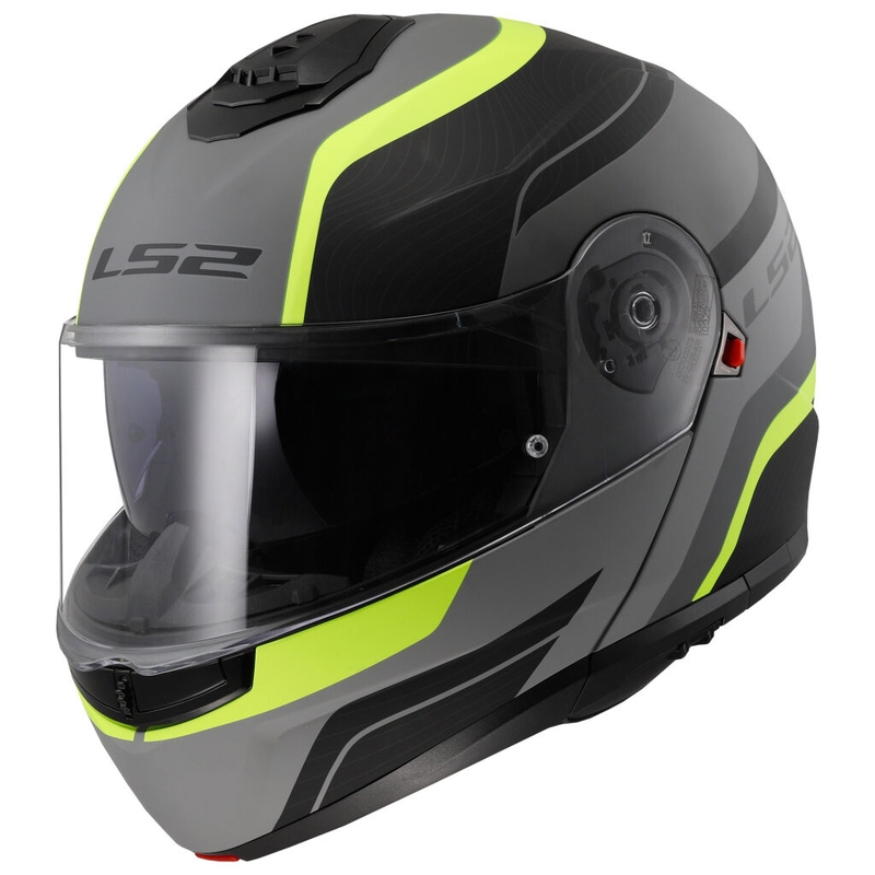 Kaciga na preklop LS2 FF908 Strobe II Monza crno-fluo žuta