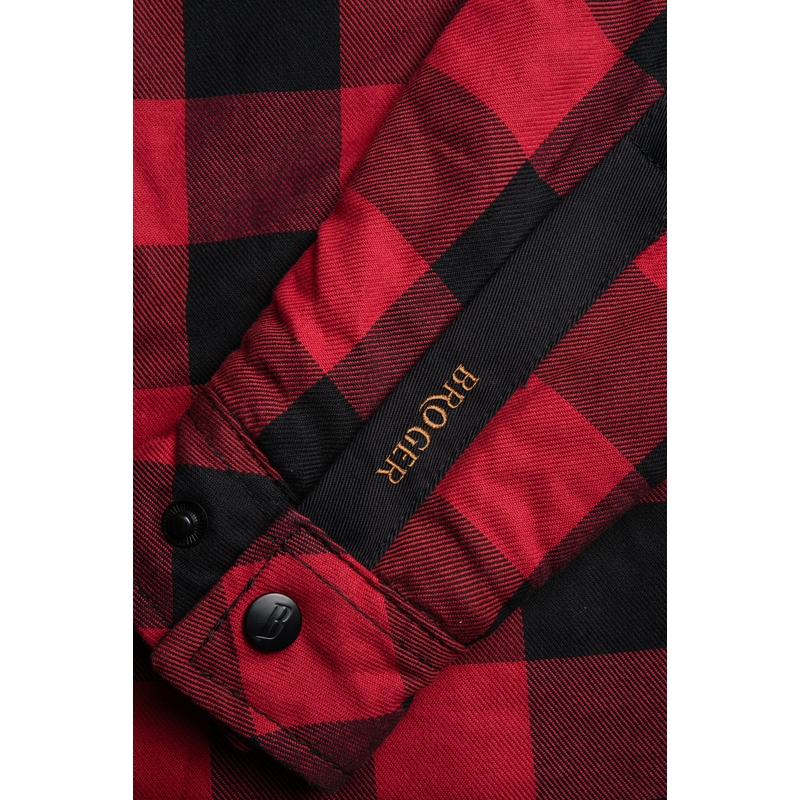 Ženska motoristička majica BROGER Alaska crno-crvena rasprodaja