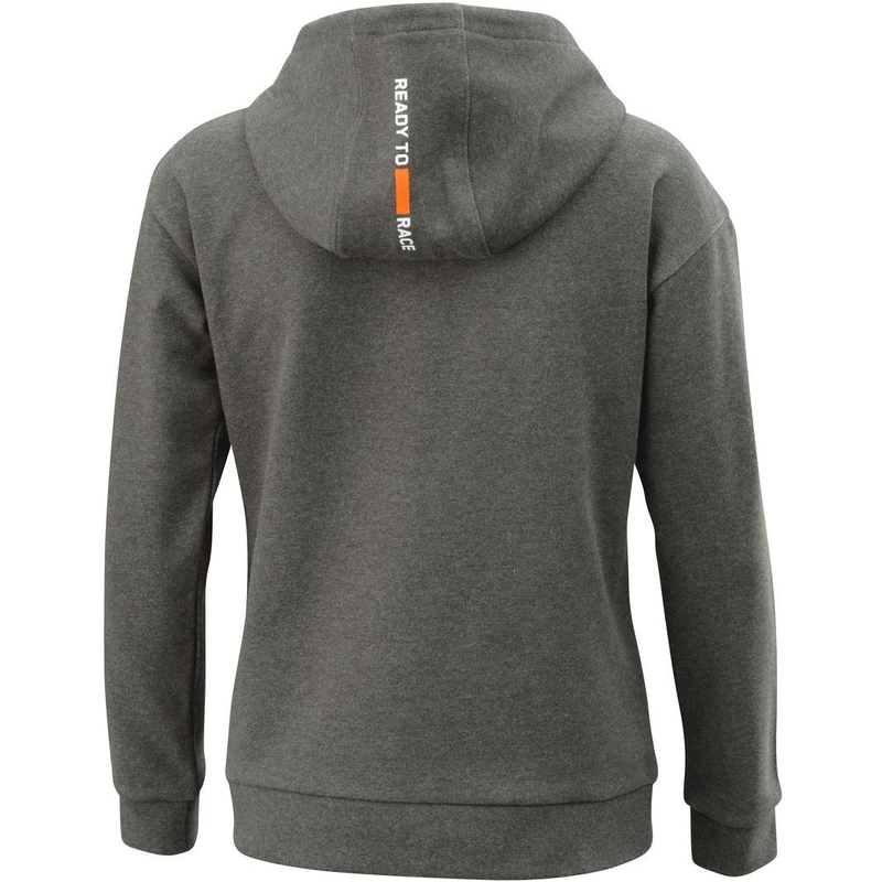 Ženska majica s kapuljačom KTM Patch Hoodie siva rasprodaja