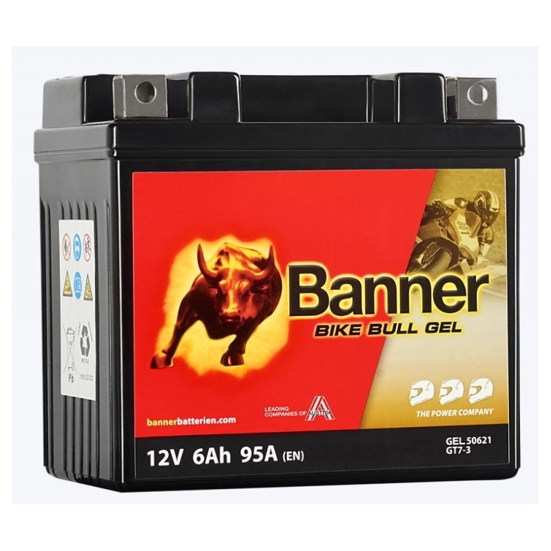 Gel baterija Banner Bike Bull Gel 12V, YTZ7S, 6AH, 95A