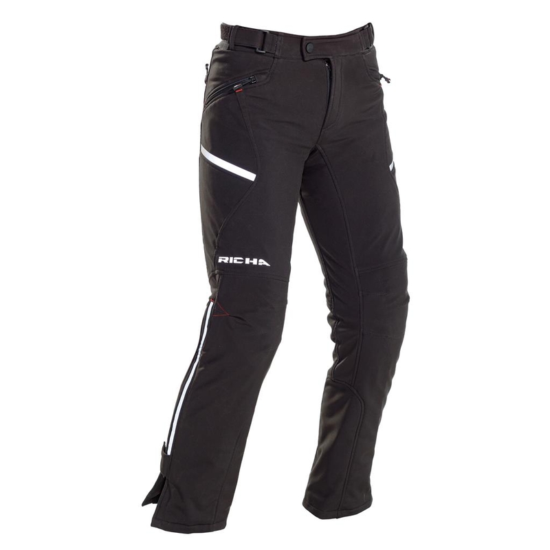 Dječje motociklističke hlače RICHA Softshell crne rasprodaja