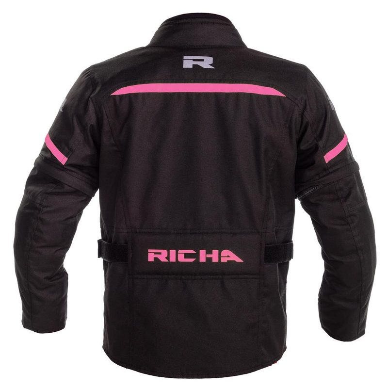 Dječja motoristička jakna RICHA Tipo crno-roza rasprodaja
