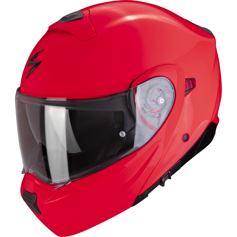 Motociklistička kaciga na preklop Scorpion EXO-930 EVO Solid fluo crvena