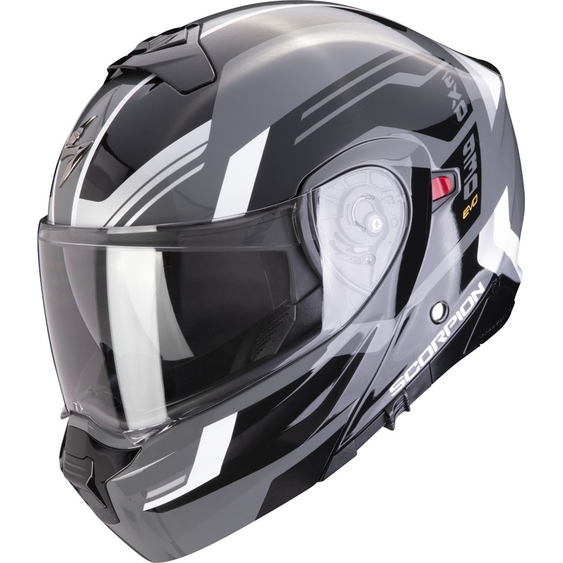 Motociklistička kaciga Scorpion EXO-930 EVO Sikon sivo-crno-bijela