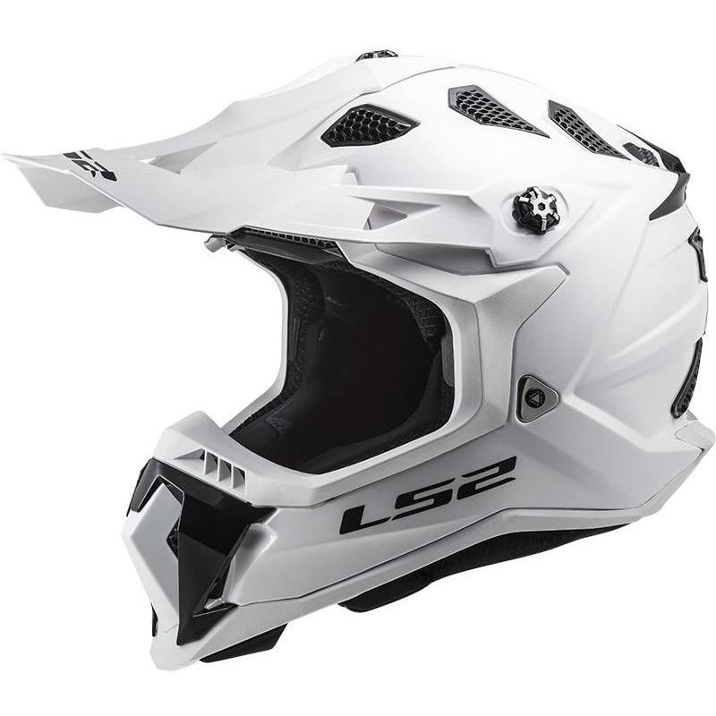 Kaciga za motocross LS2 MX700 Subverter Single Mono 06 bijela sjajna