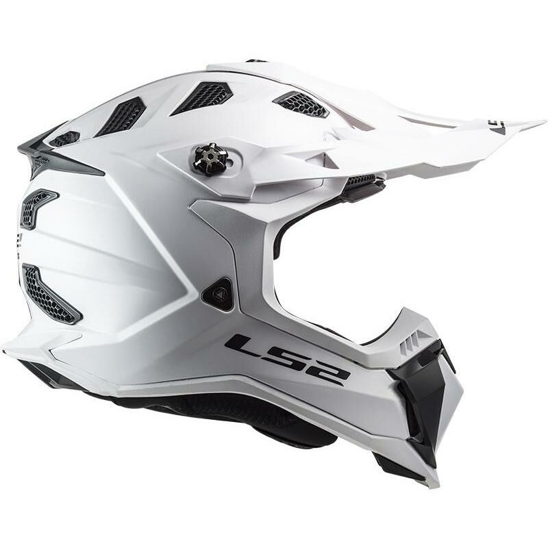 Kaciga za motocross LS2 MX700 Subverter Single Mono 06 bijela sjajna