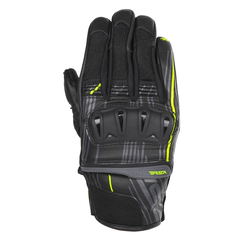 RSA Sprint motociklističke rukavice crno-fluo žute