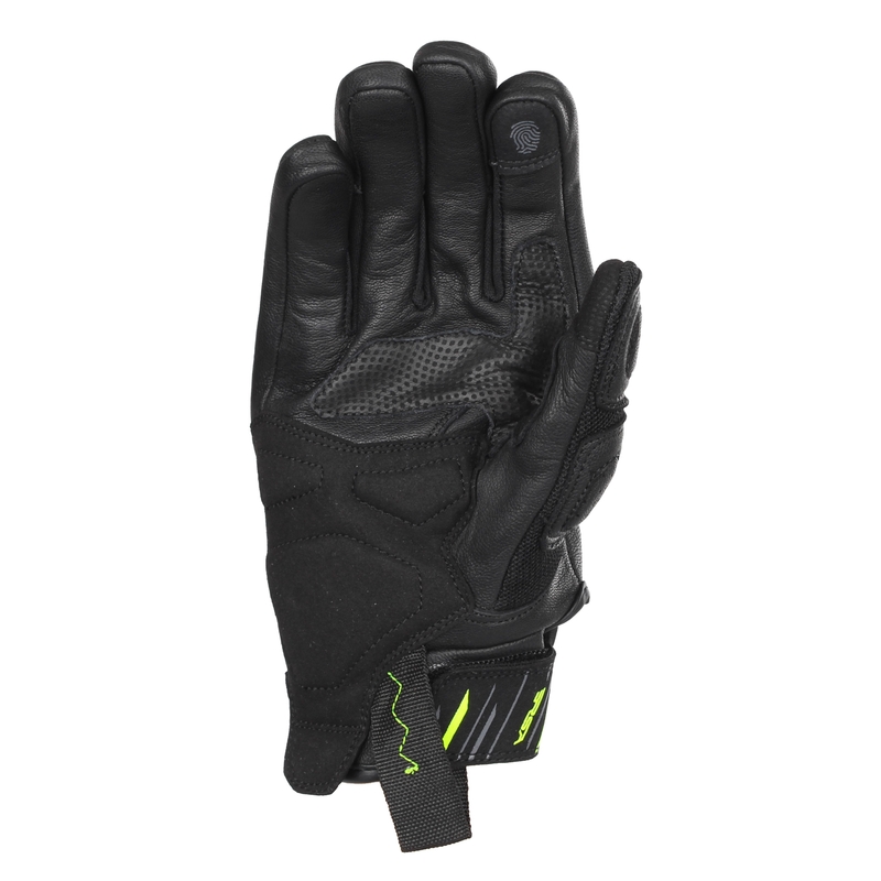 RSA Sprint motociklističke rukavice crno-fluo žute