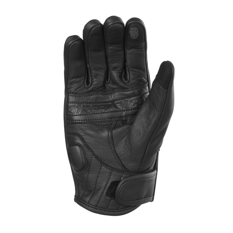 Ženske moto rukavice Street Racer Striker 2 crne