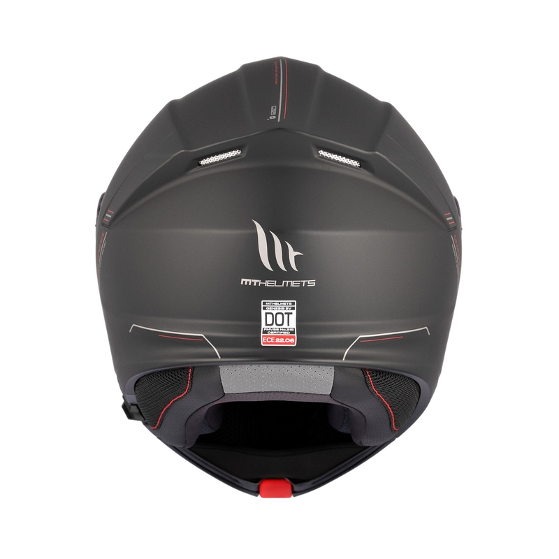 Motociklistička kaciga na preklop MT Genesis SV Solid A1 crna mat