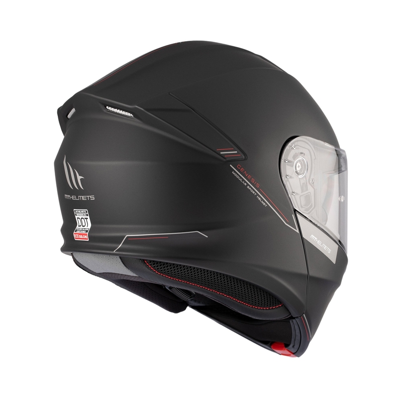 Motociklistička kaciga na preklop MT Genesis SV Solid A1 crna mat