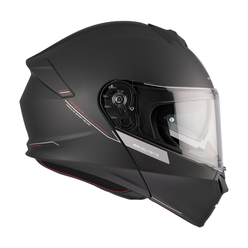 Motociklistička kaciga na preklop MT Genesis SV Solid A1 crna mat