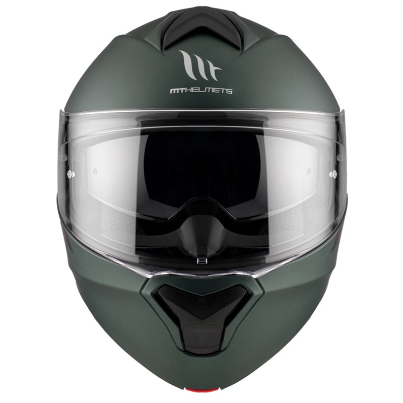 Motociklistička kaciga na preklop MT Genesis SV Solid A6 zelena mat