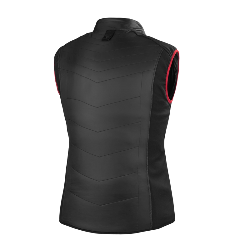 Grijani prsluk Shima Powerheat Vest crno-crveni ženska