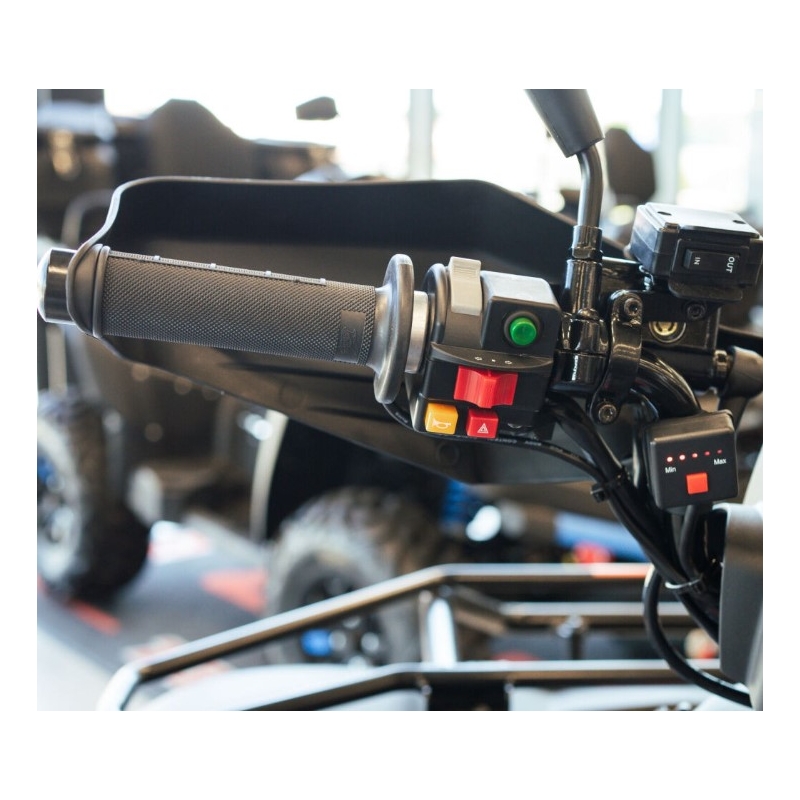 SHARK LOCK-ON grijane ručke crne boje