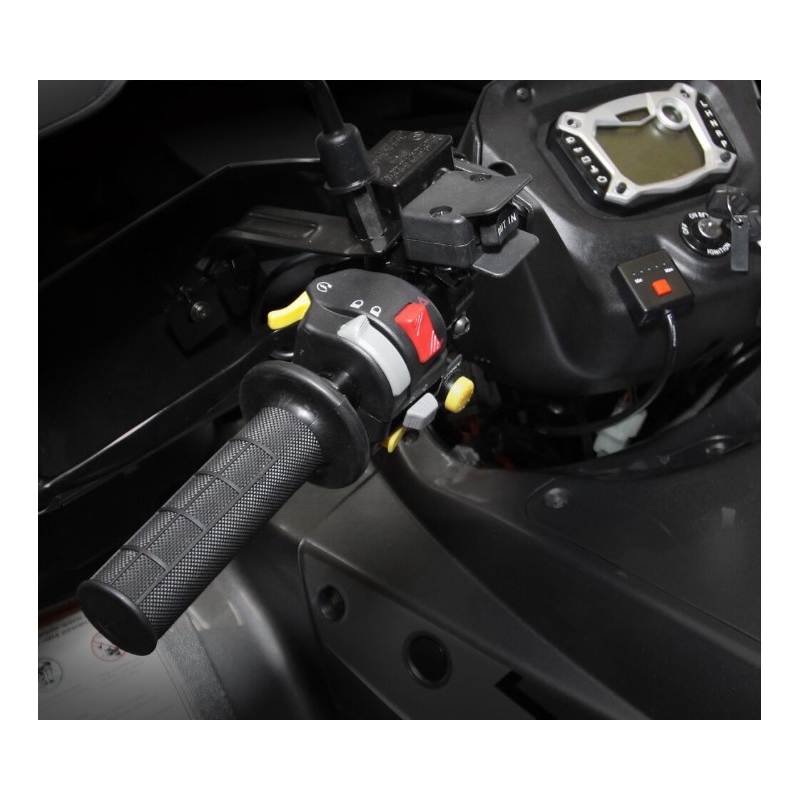 SHARK LOCK-ON grijane ručke crne boje