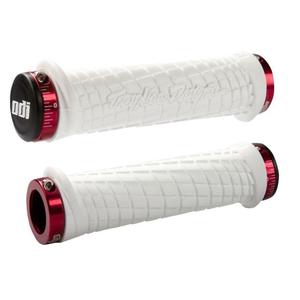 ODI TROY LEE DESIGNATURE ATV LOCK-ON ručke bijelo-crvene boje