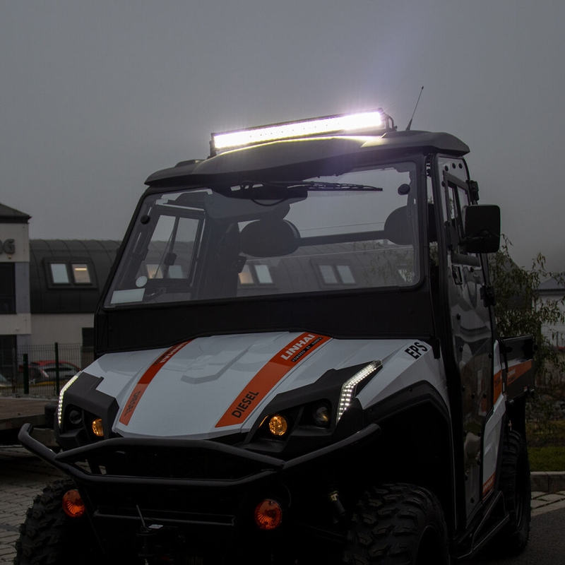 LED zakrivljena rampa SHARK LED SVJETLEŠNA TRAKA 30", ZAKRIVLJENA, 180 W, R 810 MM - 5D