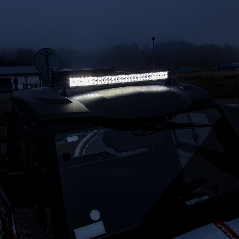 LED zakrivljena rampa SHARK LED SVJETLEŠNA TRAKA 30", ZAKRIVLJENA, 180 W, R 810 MM - 5D