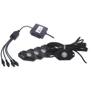 Barevné LED podsvícení podvozku SHARK LED LIGHT, RGB, MULTI-COLOR, BLUETOOTH CONTROL, 4 PCS SET