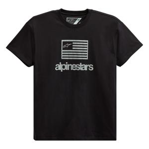 Triko Alpinestars Flag Tee černo-bílé