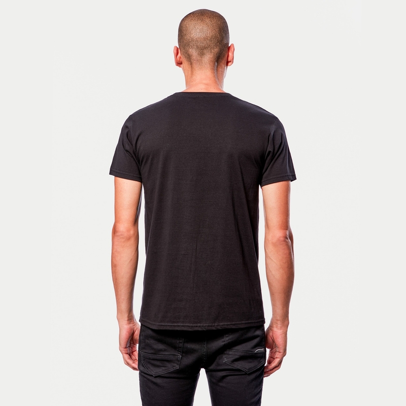 Triko Alpinestars Real Spiral Tee černo-bílé