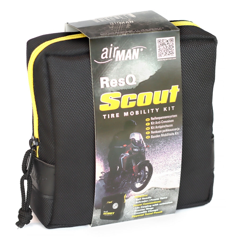 AirMan ResQ Scout set za popravak guma s kompresorom + punjenje od 100 ml