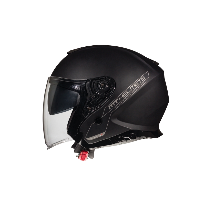 Otvorena motociklistička kaciga MT Thunder SV Jet crna