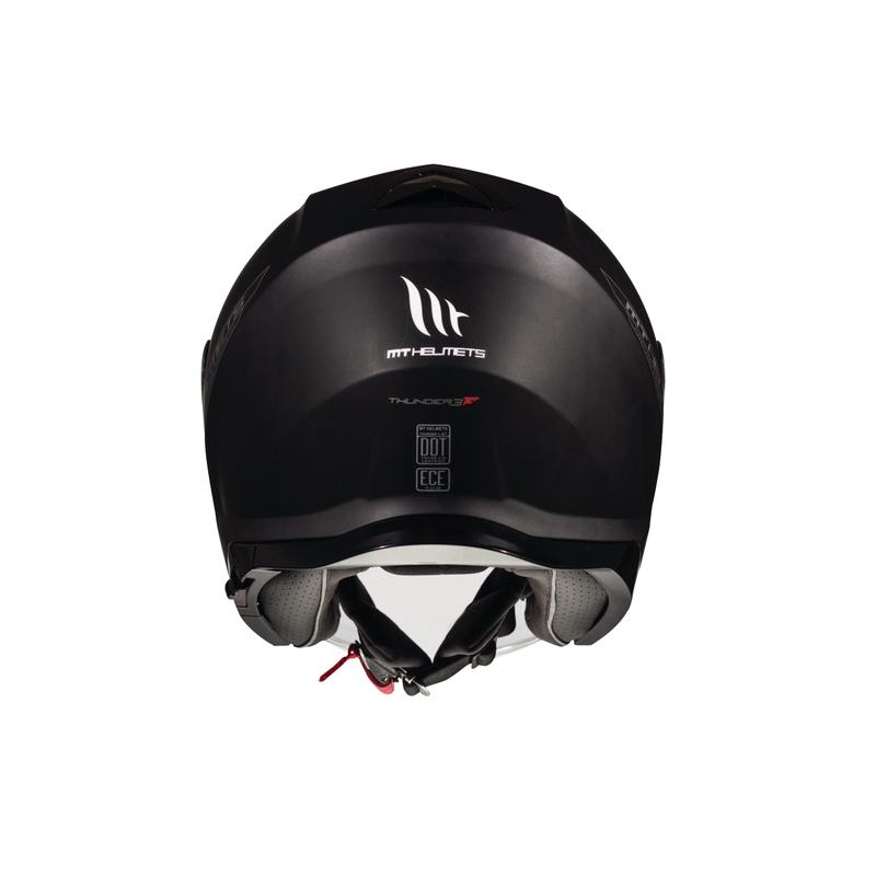 Otvorena motociklistička kaciga MT Thunder SV Jet crna