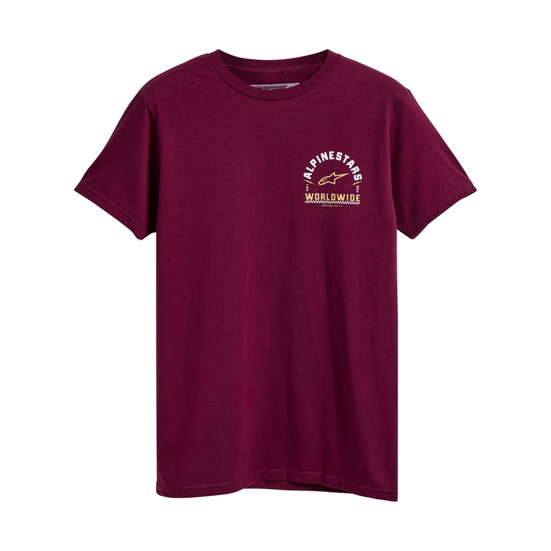 Triko Alpinestars Weelee Tee vínové rasprodaja