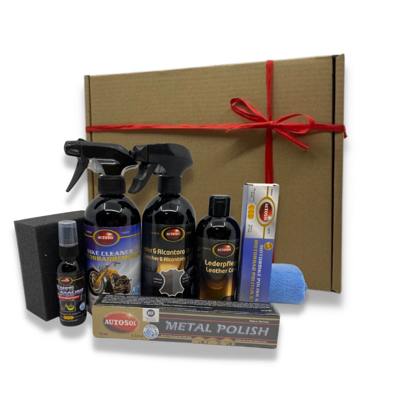 Autosol poklon set za čišćenje motocikala i kožne galanterije