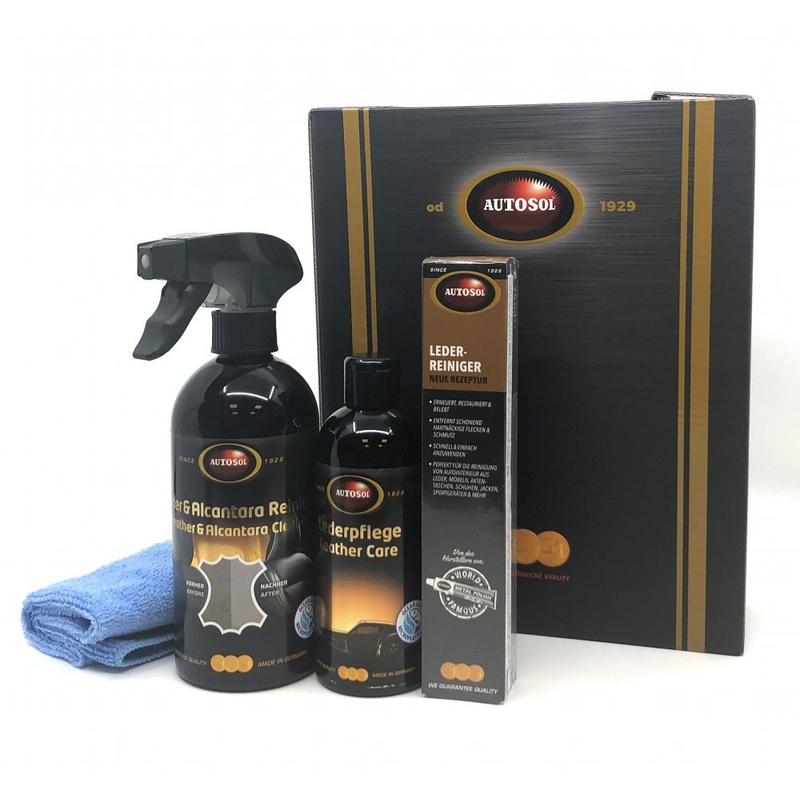 Poklon set za čišćenje kože i alkantare Autosol