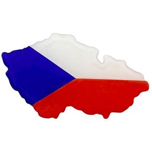 3D naljepnica s kartom Češke Republike