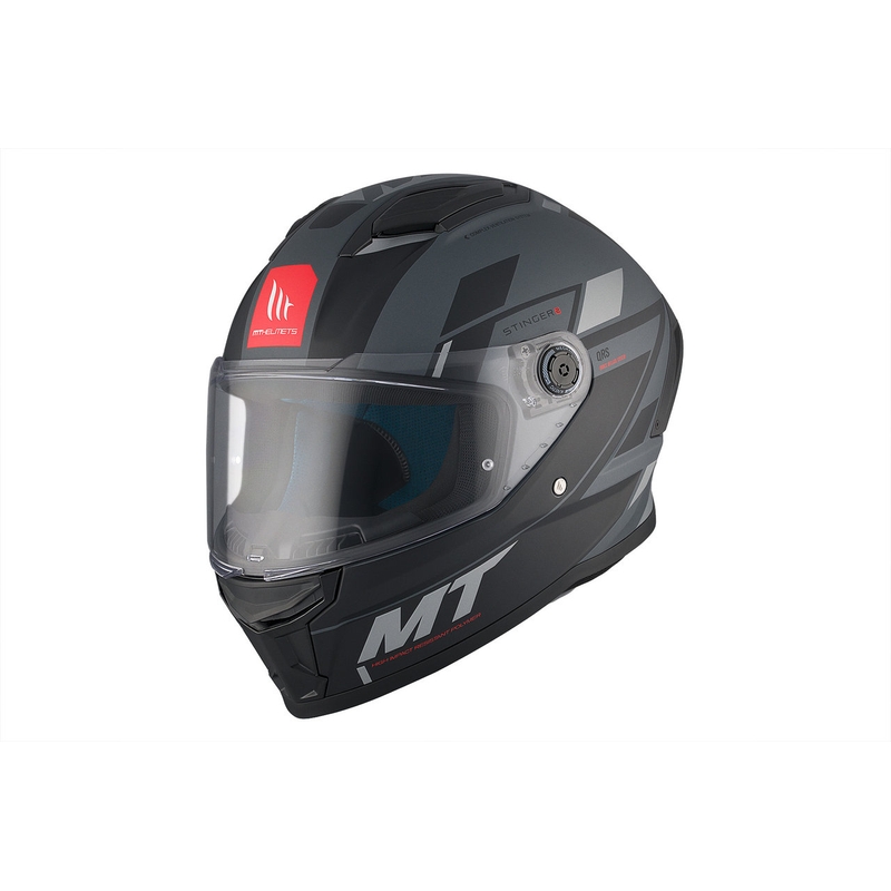 Integralna motociklistička kaciga MT Stinger 2 Solid Zivze crno-siva mat rasprodaja