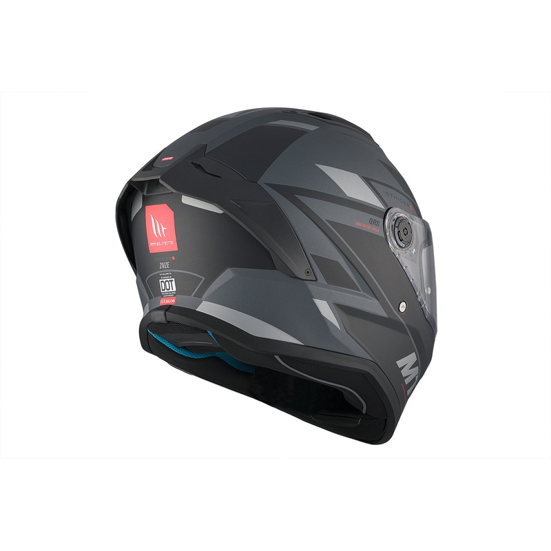 Integralna motociklistička kaciga MT Stinger 2 Solid Zivze crno-siva mat rasprodaja