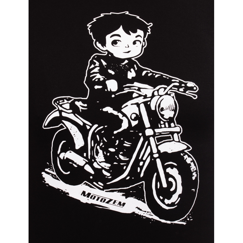 Dječja majica za dječake MotoZem Biker crna