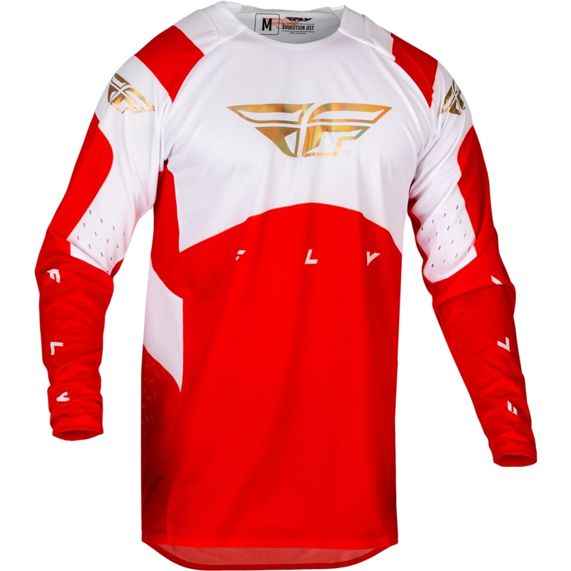FLY Racing Evolution DST 2024 motokros dres crveno-bijeli rasprodaja