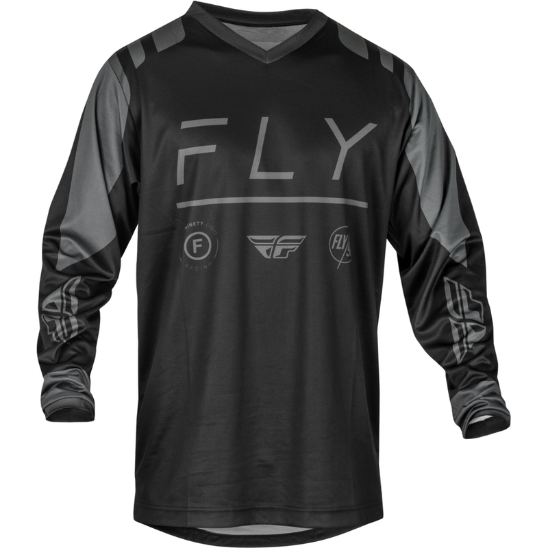 Motokrosový dres FLY Racing F-16 2024 černo-šedý