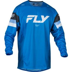 Motokrosový dres FLY Racing Kinetic Prix 2024 modro-šedo-bílý