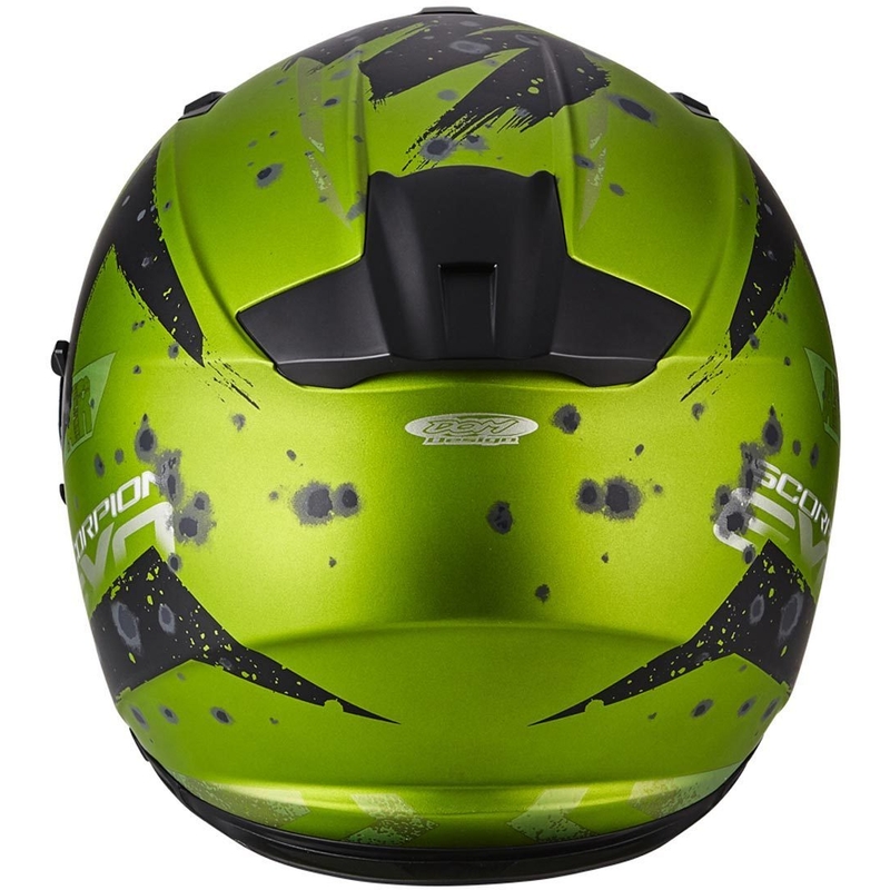 Scorpion EXO-510 Air Marcus crna mat zelena integralna motoristička kaciga rasprodaja