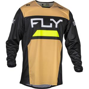 Motokrosový dres FLY Racing Kinetic Reload 2024 žluto-černo-fluo žlutý