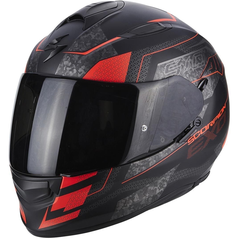 Scorpion EXO-510 Air Galva crna mat crvena Integralna motoristička kaciga rasprodaja