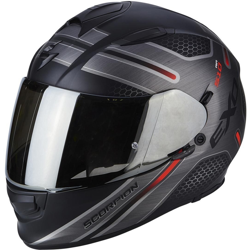 Scorpion EXO-510 Air Route crna mat crvena integralna motoristička kaciga rasprodaja