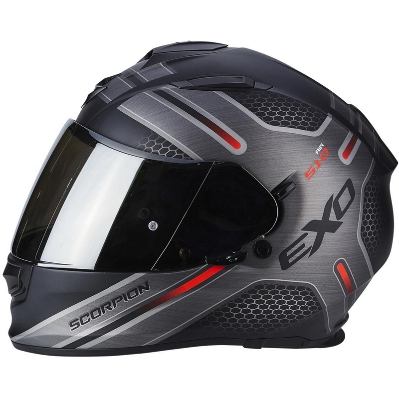 Scorpion EXO-510 Air Route crna mat crvena integralna motoristička kaciga rasprodaja