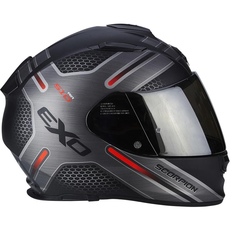 Scorpion EXO-510 Air Route crna mat crvena integralna motoristička kaciga rasprodaja